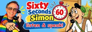 Sixty Seconds Simon spoken English practice